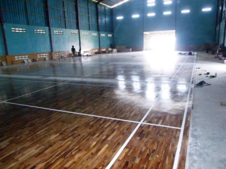 Biaya Lantai Kayu untuk Lapangan Badminton  Kios Parquet